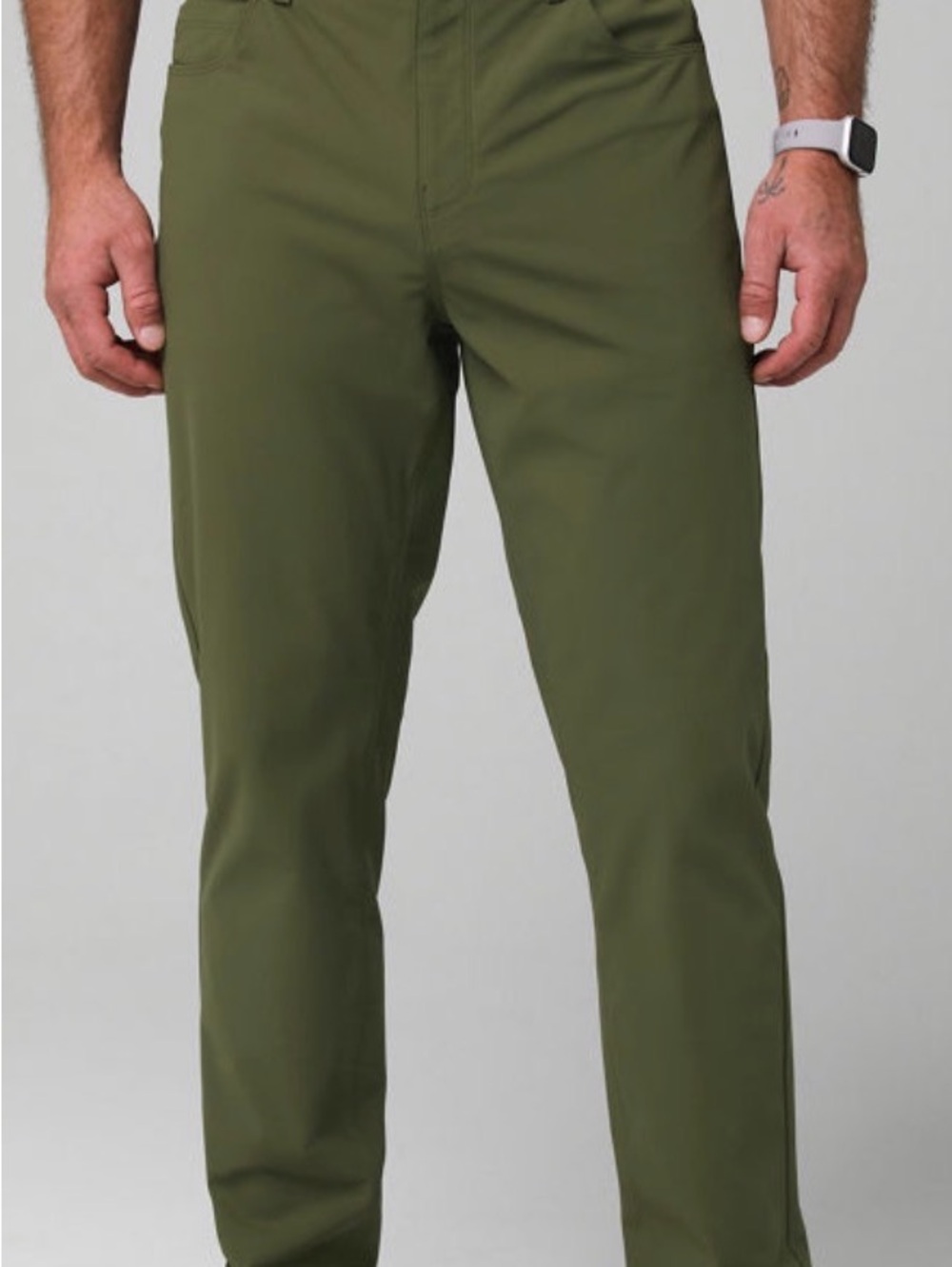 Fabletics The Don 5-pocket tech chino pant, tan